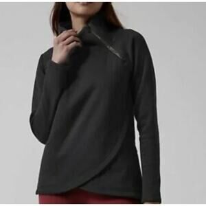 Athleta Women’s Cozy Karma Asym Pullover Comfy Sweatshirt Size XS